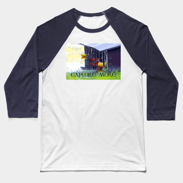 Explore More Canoes Baseball T-Shirt by candhdesigns